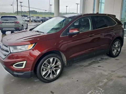 Brown 2016 Ford Edge Titanium for sale in Alcoa, TN