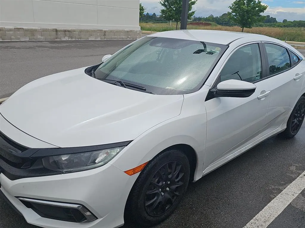 White 2020 Honda Civic Sedan LX for sale in Alcoa, TN