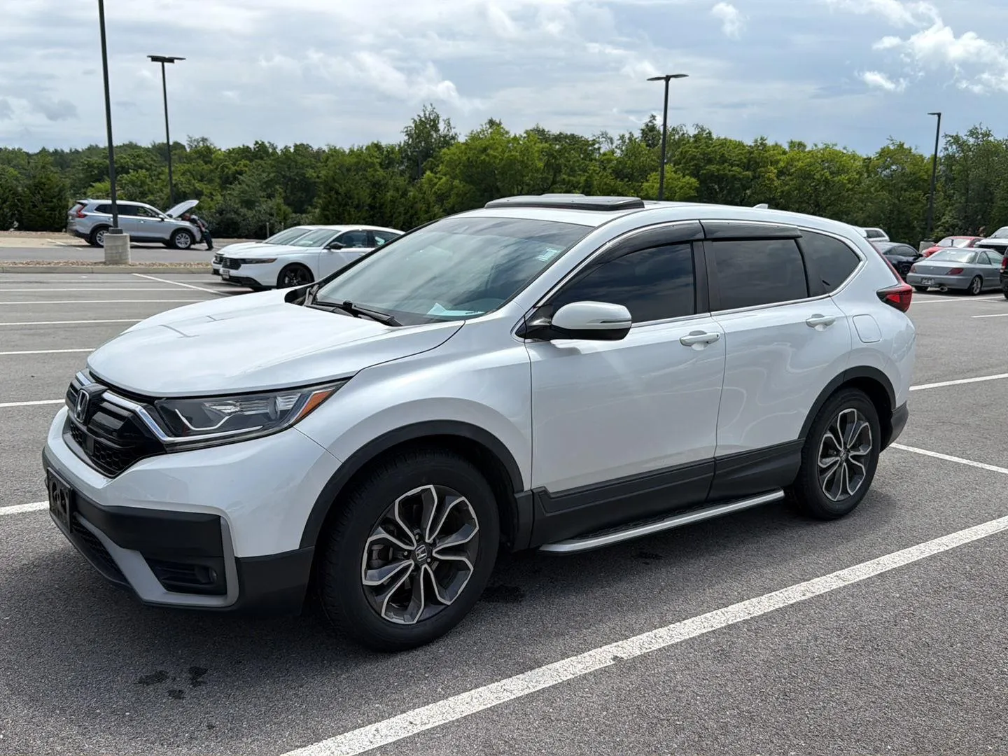 White 2020 Honda CR-V EX-L for sale in Alcoa, TN