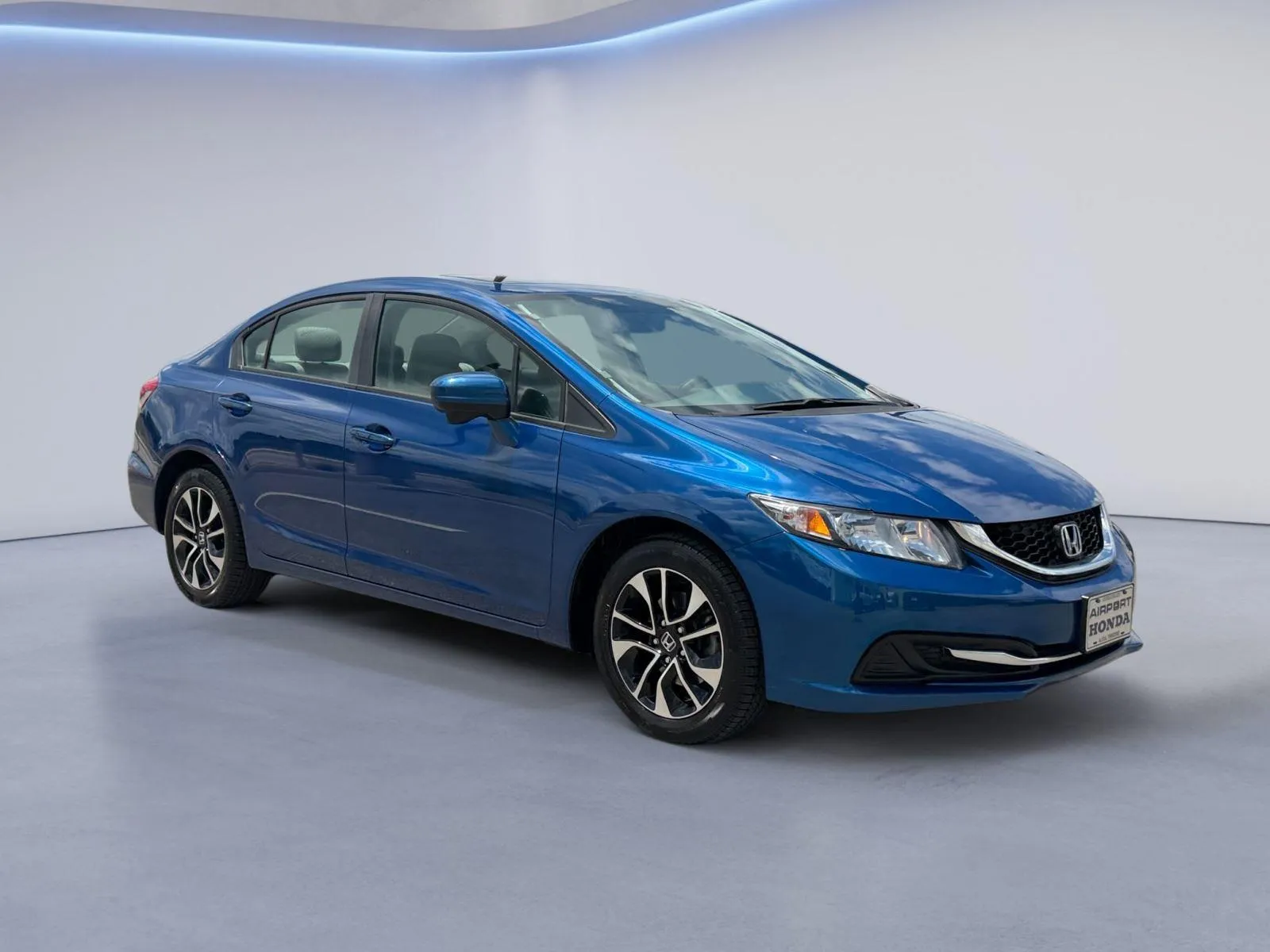 Blue 2014 Honda Civic Sedan EX for sale in Alcoa, TN