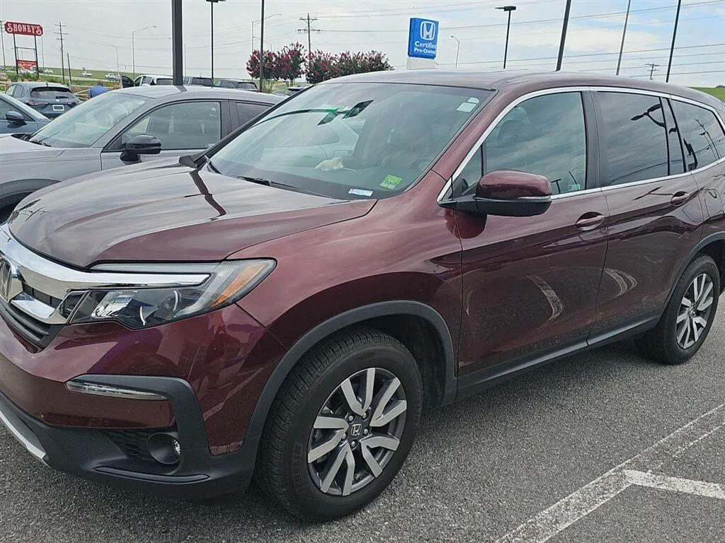 Red 2019 HONDA PILOT EXL for sale in Alcoa, TN