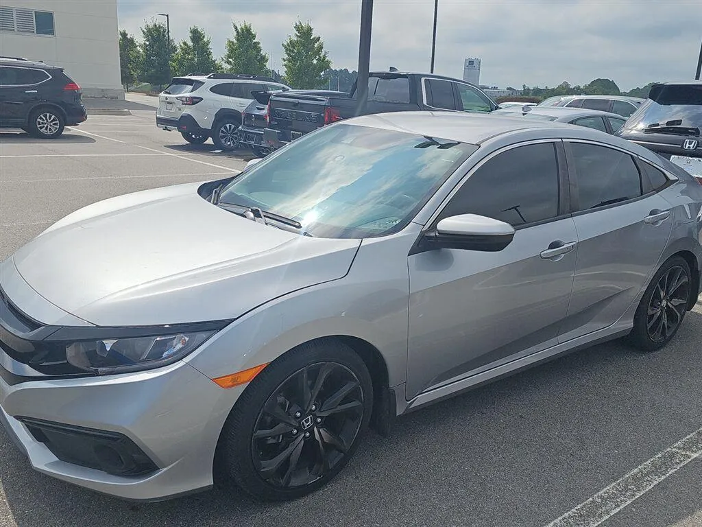 Silver 2019 Honda Civic Sport for sale in Alcoa, TN