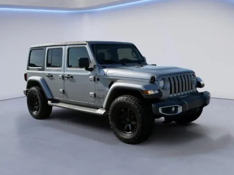 Silver 2021 Jeep Wrangler Unlimited Sahara for sale in Alcoa, TN