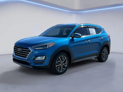 Blue 2021 Hyundai Tucson Limited for sale in Alcoa, TN