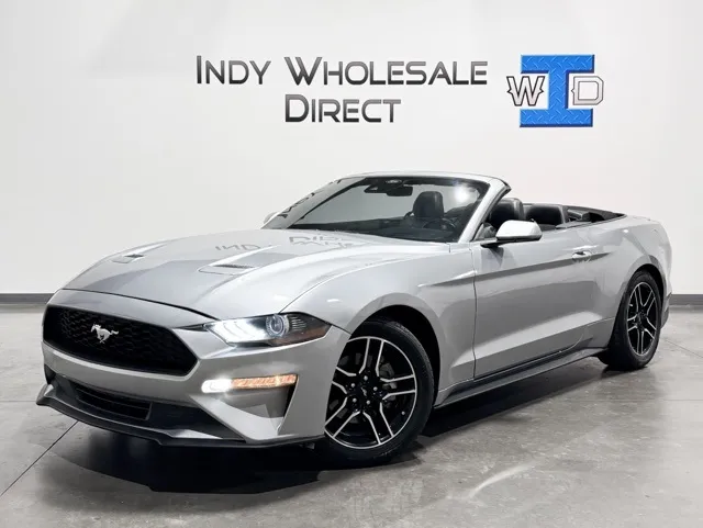 Silver 2021 Ford Mustang EcoBoost Premium for sale in Carmel, IN