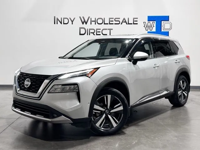 Silver 2021 Nissan Rogue Platinum for sale in Carmel, IN