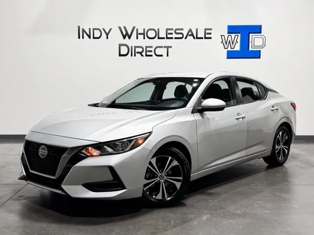 Silver 2021 Nissan Sentra SV for sale in Carmel, IN