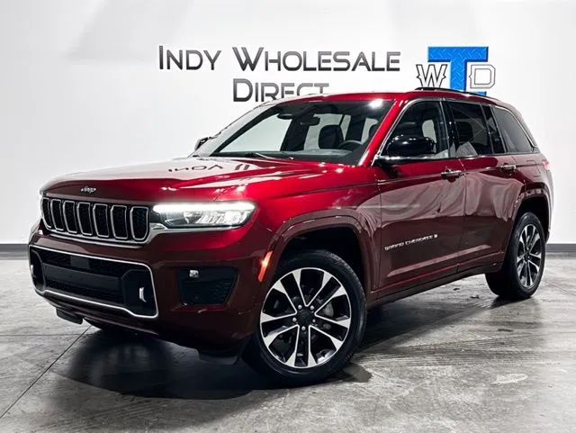 Red 2023 Jeep Grand Cherokee Overland for sale in Carmel, IN