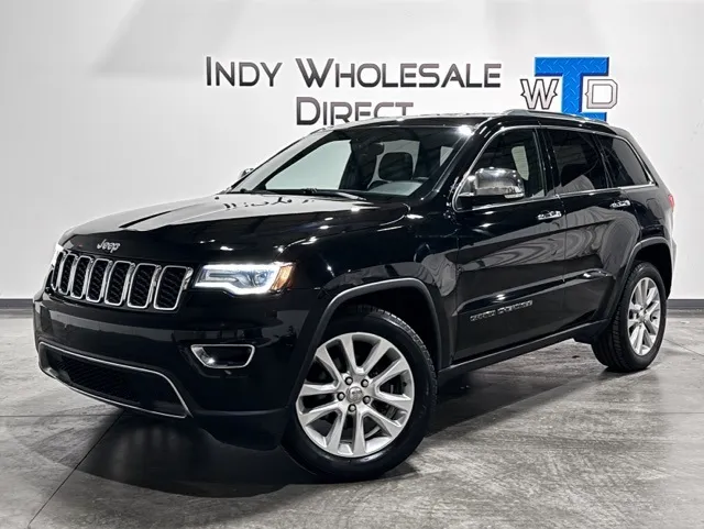 Black 2017 Jeep Grand Cherokee Limited for sale in Carmel, IN