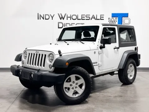 White 2014 Jeep Wrangler Sport for sale in Carmel, IN