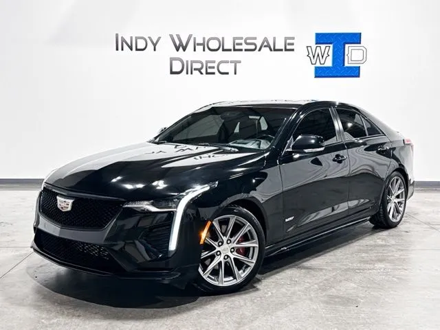 Black 2020 Cadillac CT4 V-Series for sale in Carmel, IN