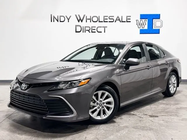 Gray 2021 Toyota Camry LE for sale in Carmel, IN