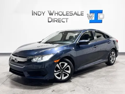 Blue 2017 Honda Civic LX for sale in Carmel, IN