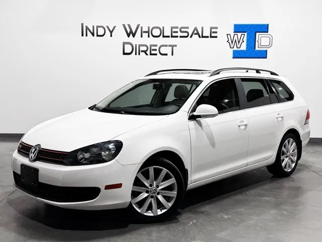 White 2014 Volkswagen Jetta SportWagen 2.0L TDI for sale in Carmel, IN