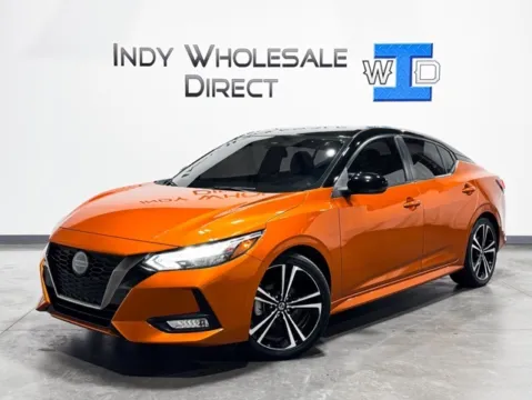 Orange 2021 Nissan Sentra SR for sale in Carmel, IN