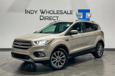 White 2018 Ford Escape Titanium for sale in Carmel, IN