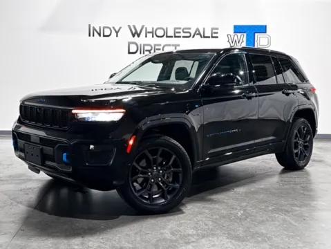 Black 2023 Jeep Grand Cherokee 4xe for sale in Carmel, IN