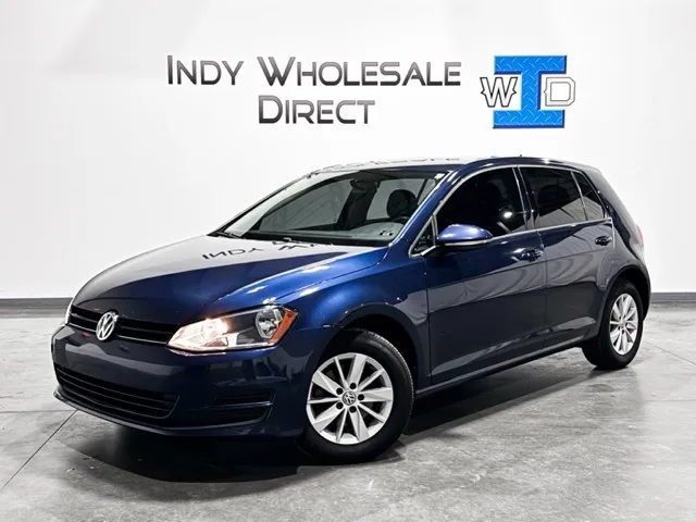 Blue 2017 Volkswagen Golf TSI S 4-Door for sale in Carmel, IN