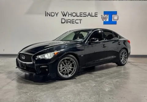 Black 2017 INFINITI Q50 Sport for sale in Carmel, IN