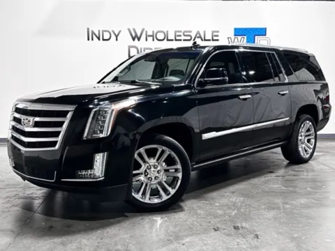 Black 2017 Cadillac Escalade ESV Premium for sale in Carmel, IN