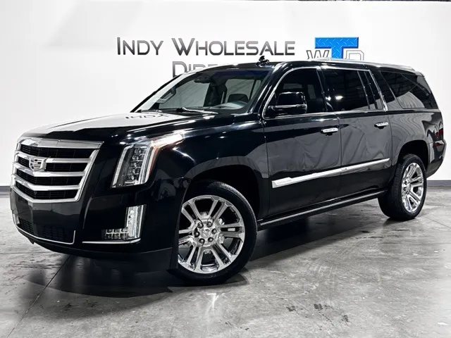 Black 2017 Cadillac Escalade ESV Premium for sale in Carmel, IN