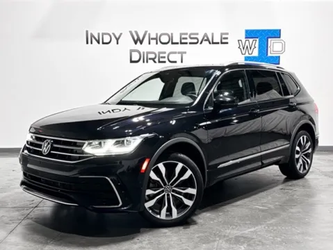 Black 2022 Volkswagen Tiguan 2.0T SEL R-Line for sale in Carmel, IN