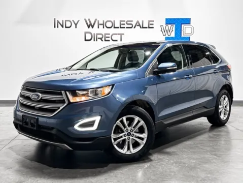 Blue 2018 Ford Edge SEL for sale in Carmel, IN