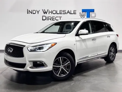 White 2019 INFINITI QX60 LUXE for sale in Carmel, IN