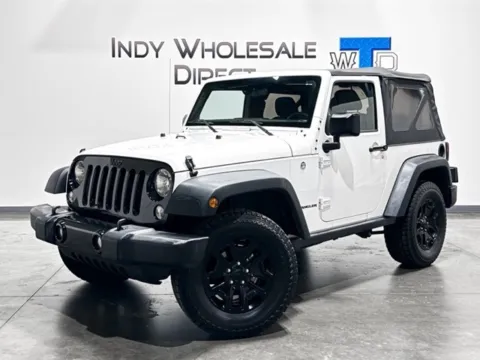 White 2016 Jeep Wrangler Willys Wheeler for sale in Carmel, IN