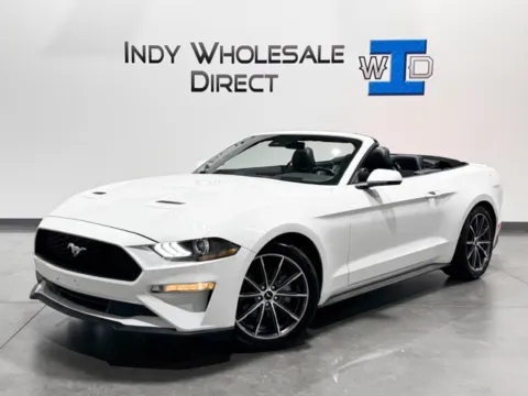 White 2019 Ford Mustang EcoBoost Premium for sale in Carmel, IN