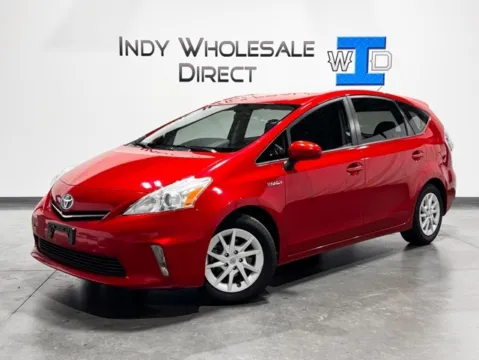 Red 2012 Toyota Prius v Five for sale in Carmel, IN