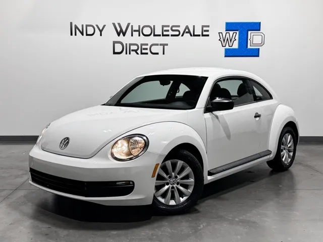 White 2015 Volkswagen Beetle 1.8T Classic for sale in Carmel, IN
