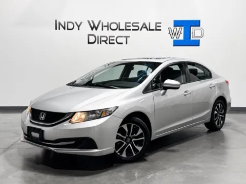 Silver 2015 Honda Civic EX for sale in Carmel, IN