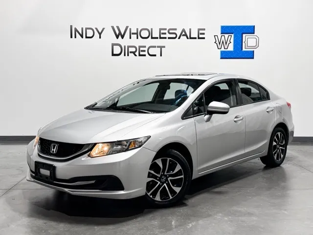 Silver 2015 Honda Civic EX for sale in Carmel, IN