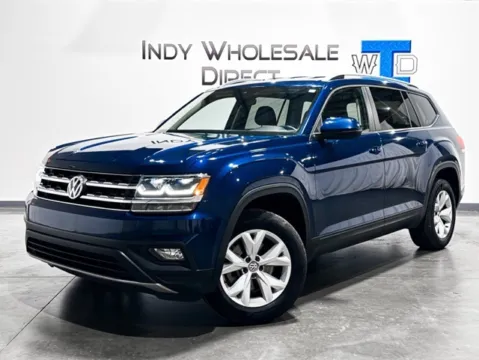Blue 2018 Volkswagen Atlas 3.6L V6 SE for sale in Carmel, IN