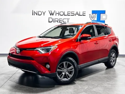 Red 2017 Toyota RAV4 XLE for sale in Carmel, IN