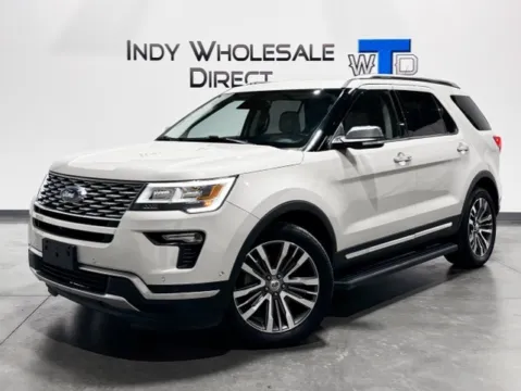 Beige 2018 Ford Explorer Platinum for sale in Carmel, IN