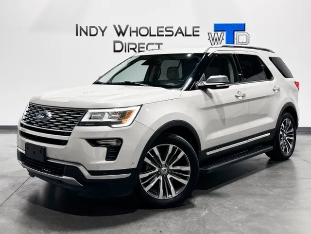 Beige 2018 Ford Explorer Platinum for sale in Carmel, IN