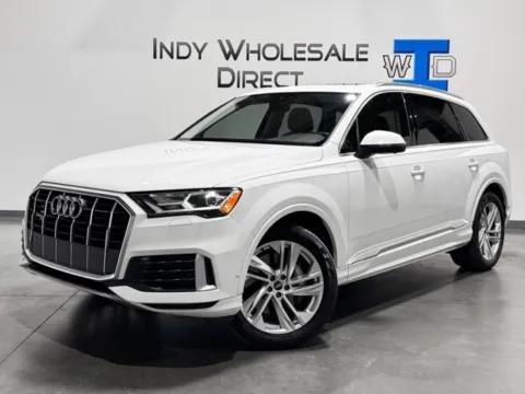 White 2021 Audi Q7 45 Premium for sale in Carmel, IN