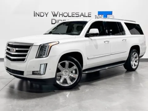 White 2018 Cadillac Escalade ESV Luxury for sale in Carmel, IN