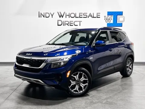 Blue 2023 Kia Seltos EX for sale in Carmel, IN
