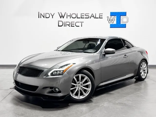 Gray 2015 INFINITI Q60 for sale in Carmel, IN