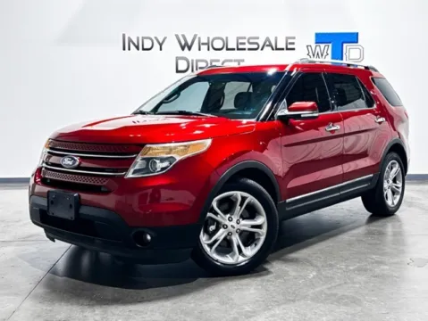 Red 2015 Ford Explorer Limited for sale in Carmel, IN