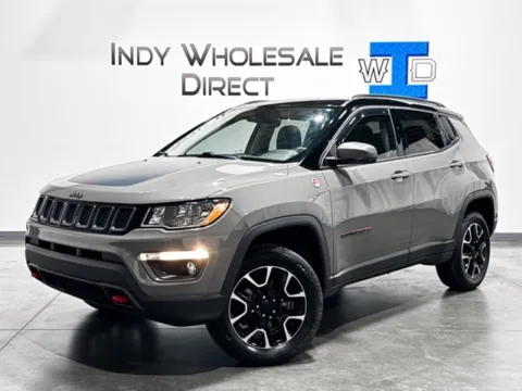 Gray 2021 Jeep Compass Trailhawk for sale in Carmel, IN