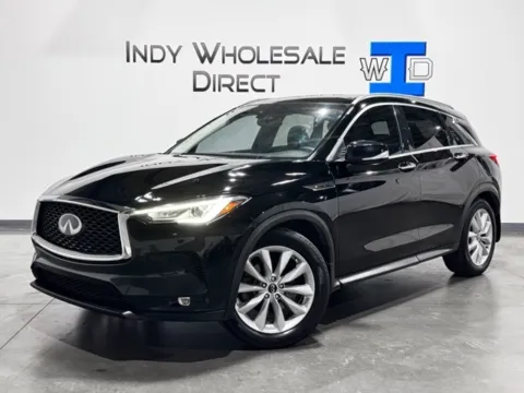 Black 2019 INFINITI QX50 LUXE for sale in Carmel, IN