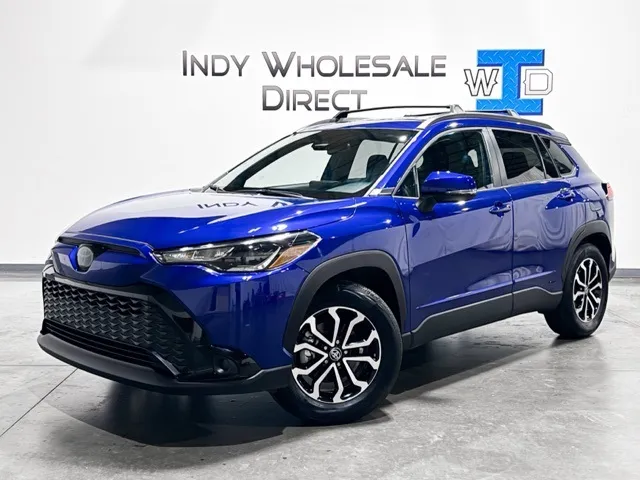 Blue 2023 Toyota Corolla Cross Hybrid SE for sale in Carmel, IN