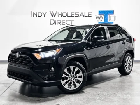 Black 2021 Toyota RAV4 XLE Premium for sale in Carmel, IN