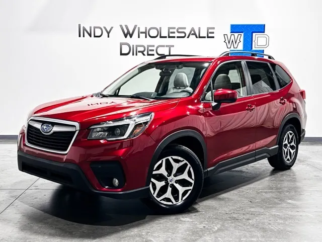 Red 2021 Subaru Forester Premium for sale in Carmel, IN