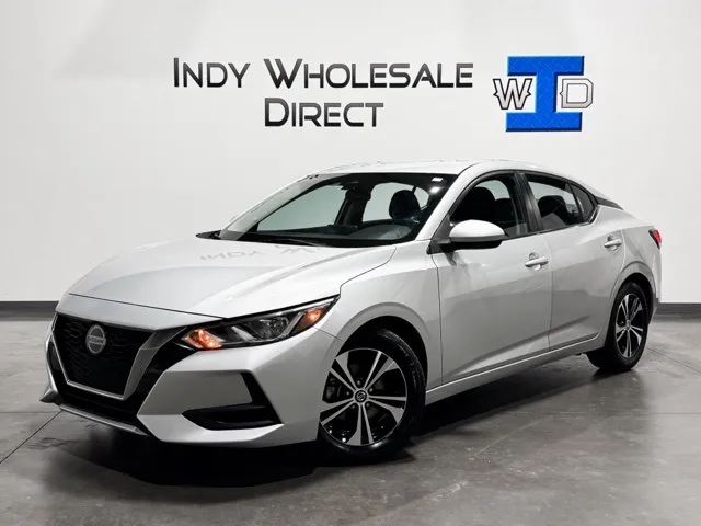 Silver 2021 Nissan Sentra SV for sale in Carmel, IN