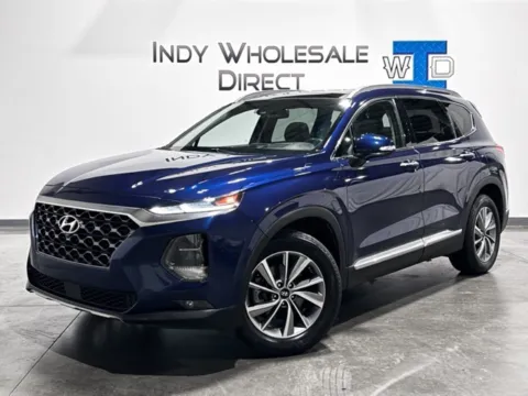 Blue 2019 Hyundai Santa Fe Ultimate for sale in Carmel, IN